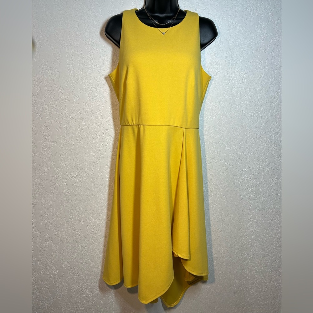 Gorgeous Vince Camuto High Low Yellow Dress - Picture 4 of 12